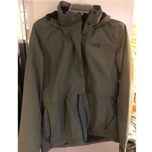 NEW North Face jacket olive green sz M dryvent